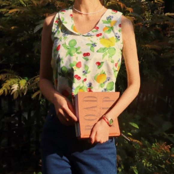 NWT | 🍋FRUIT PRINT TOP (size:XS) - Picture 2 of 14